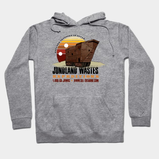 Jundland Wastes Expeditions Hoodie by MindsparkCreative